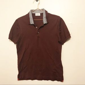 Salvatore Ferragamo made in Italy gancini short sleeved polo size medium